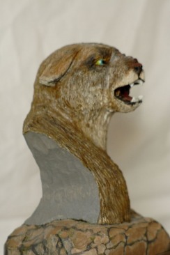 Cougar Carving - Right Side