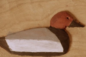 Duck Carving - Left Duck Detail
